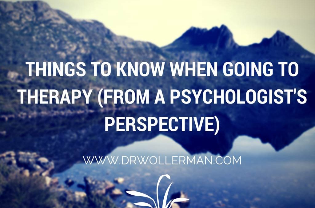 What you should know when going to therapy