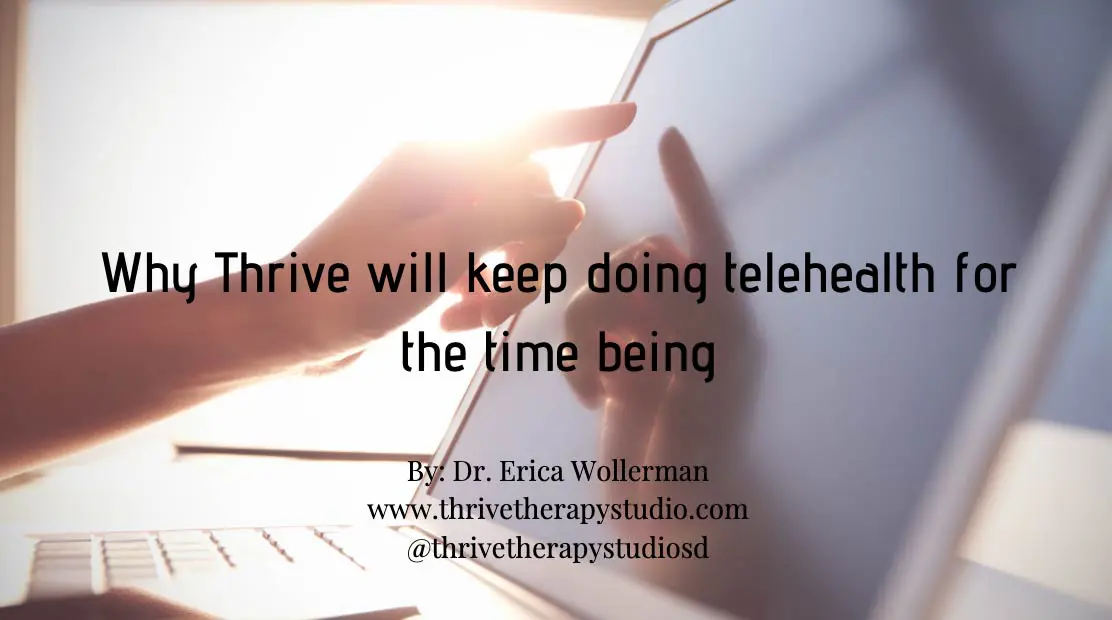 Why Thrive will keep doing telehealth for the time being