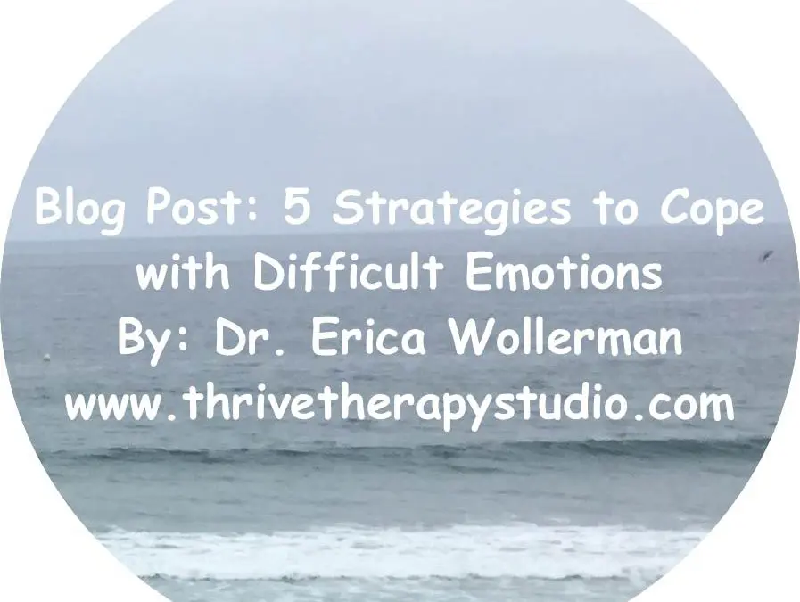 5 Strategies to Cope with Difficult Emotions by Erica
