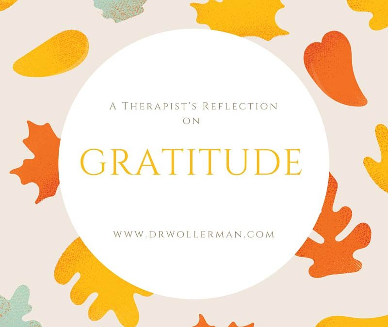 A Therapist’s Reflection on Gratitude