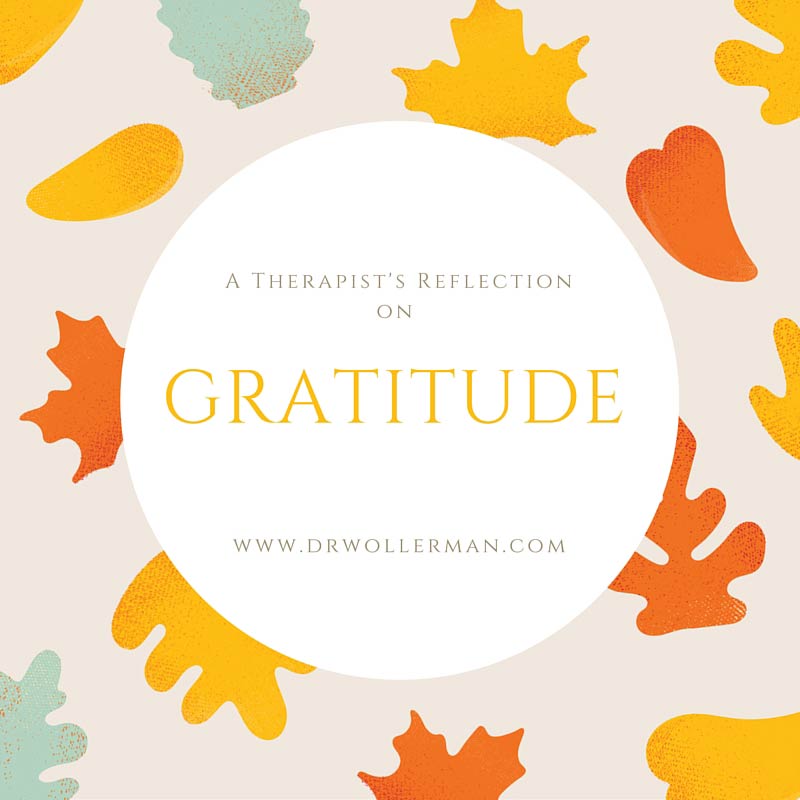 A Therapist's Reflection on Gratitude
