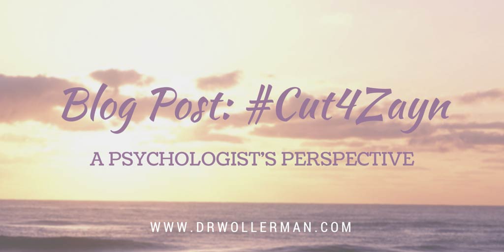 Cut4Zayn: A Psychologist's Perspective
