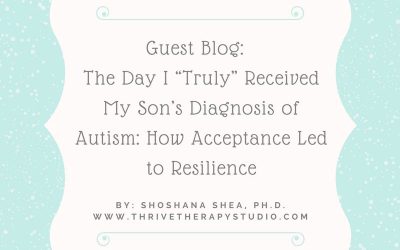 Guest Blog:  The Day I “Truly” Received My Son’s Diagnosis of Autism: How Acceptance Led to Resilience