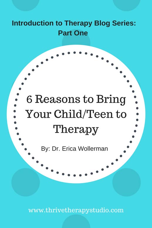 Introduction to Therapy Blog Series: Talking to Your Teen/Child About Attending Therapy