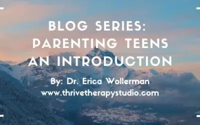 Blog Series: Parenting Teens – An Introduction