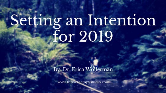 Setting an Intention for 2019