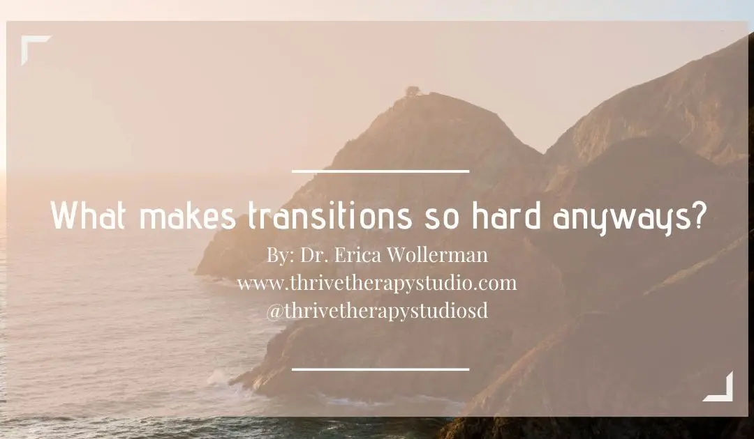 What makes transitions so hard anyways?