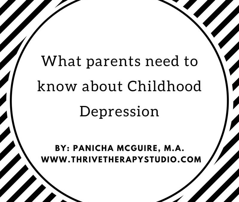 What Parents Need to Know About Childhood Depression
